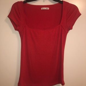 Reformation Bardot top